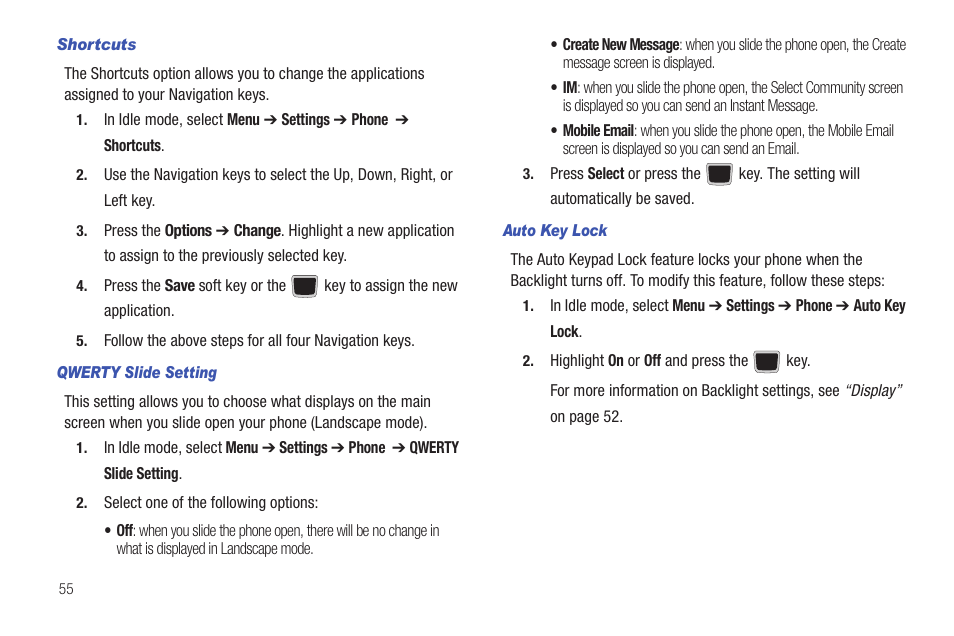 Samsung Evergreen a667 User Manual | Page 60 / 153