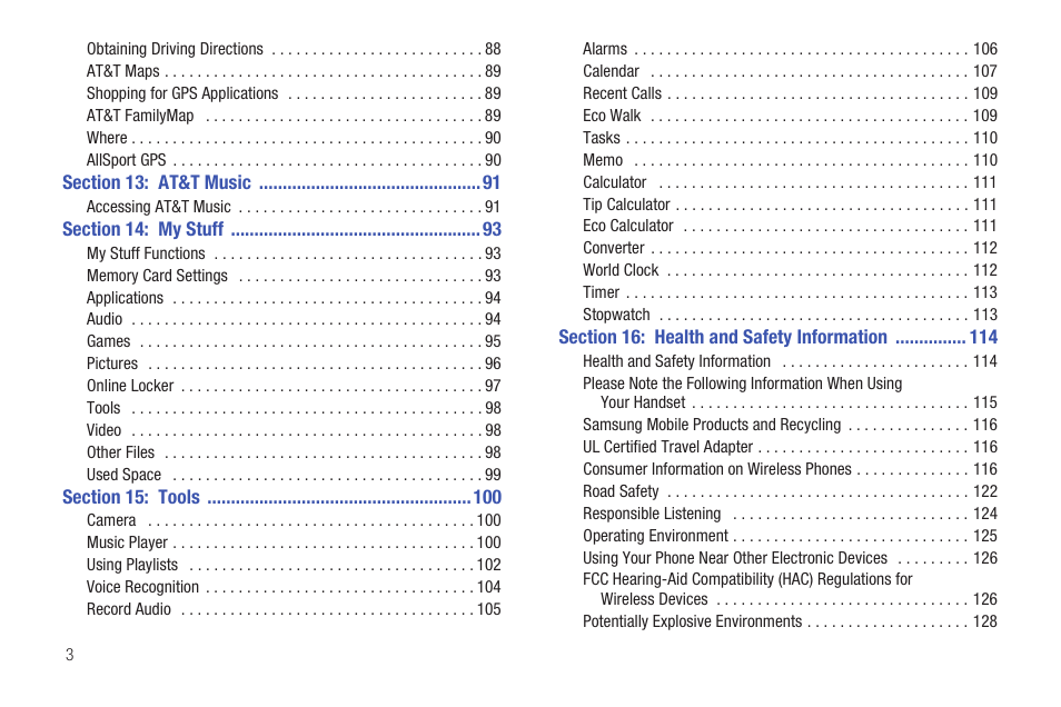 Samsung Evergreen a667 User Manual | Page 8 / 153