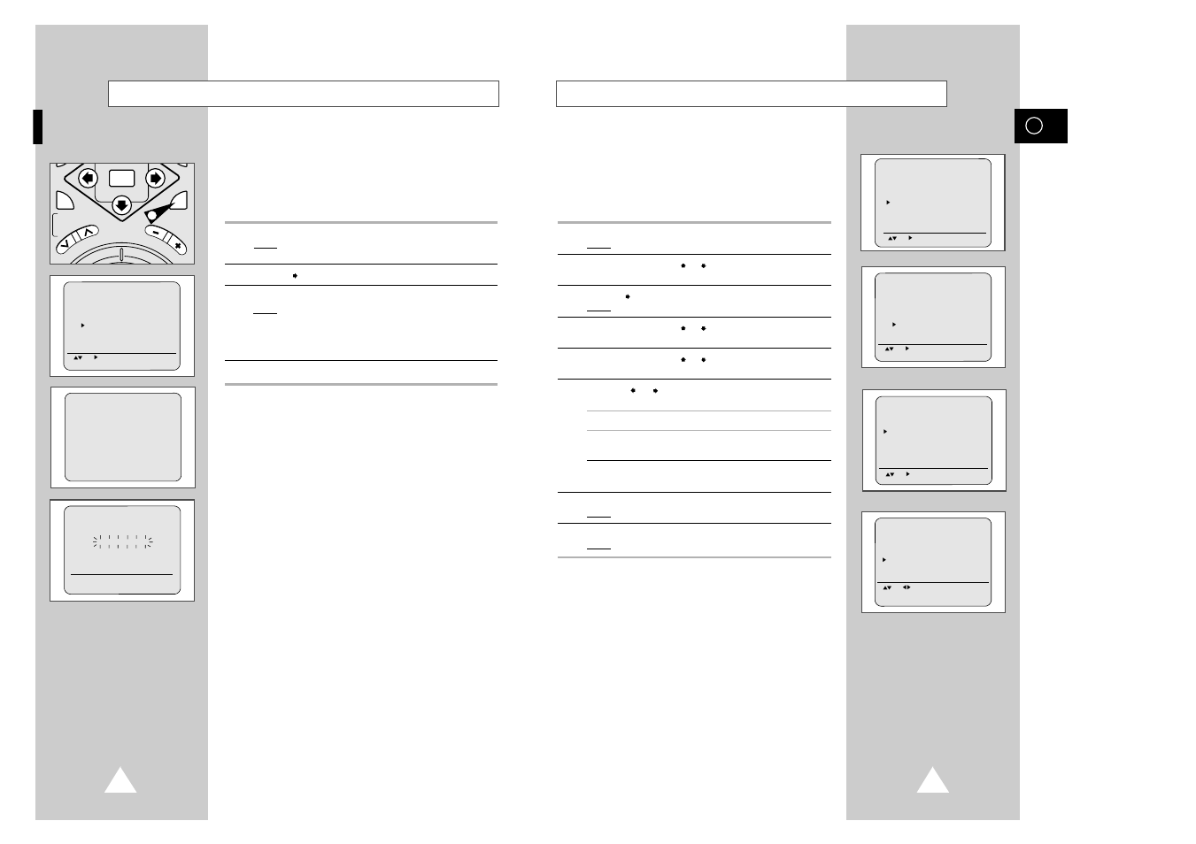 Presetting the stations automatically, Presetting the stations manually | Samsung SV7000W User Manual | Page 11 / 28