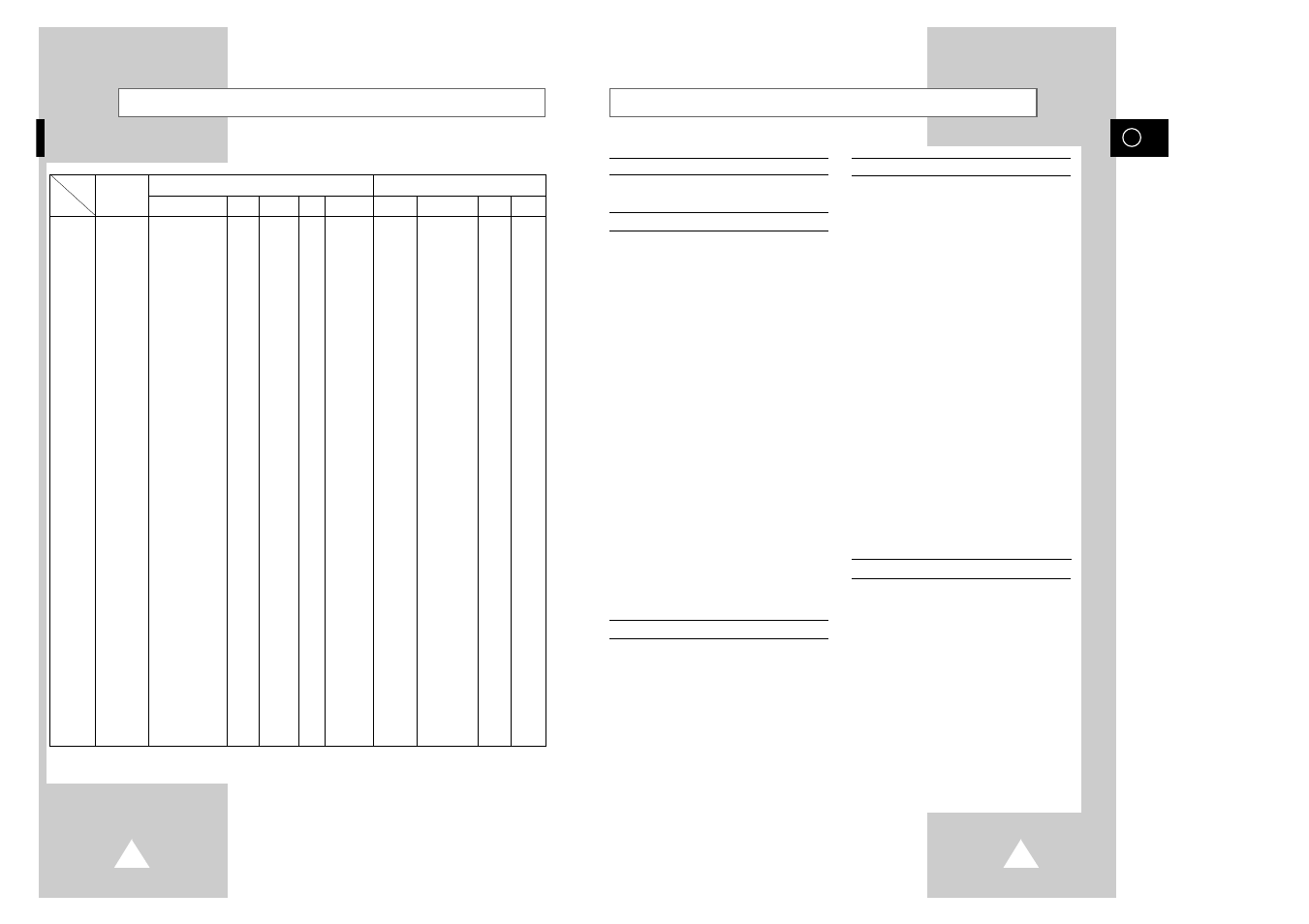 International service network, World broadcast systems | Samsung SV7000W User Manual | Page 27 / 28