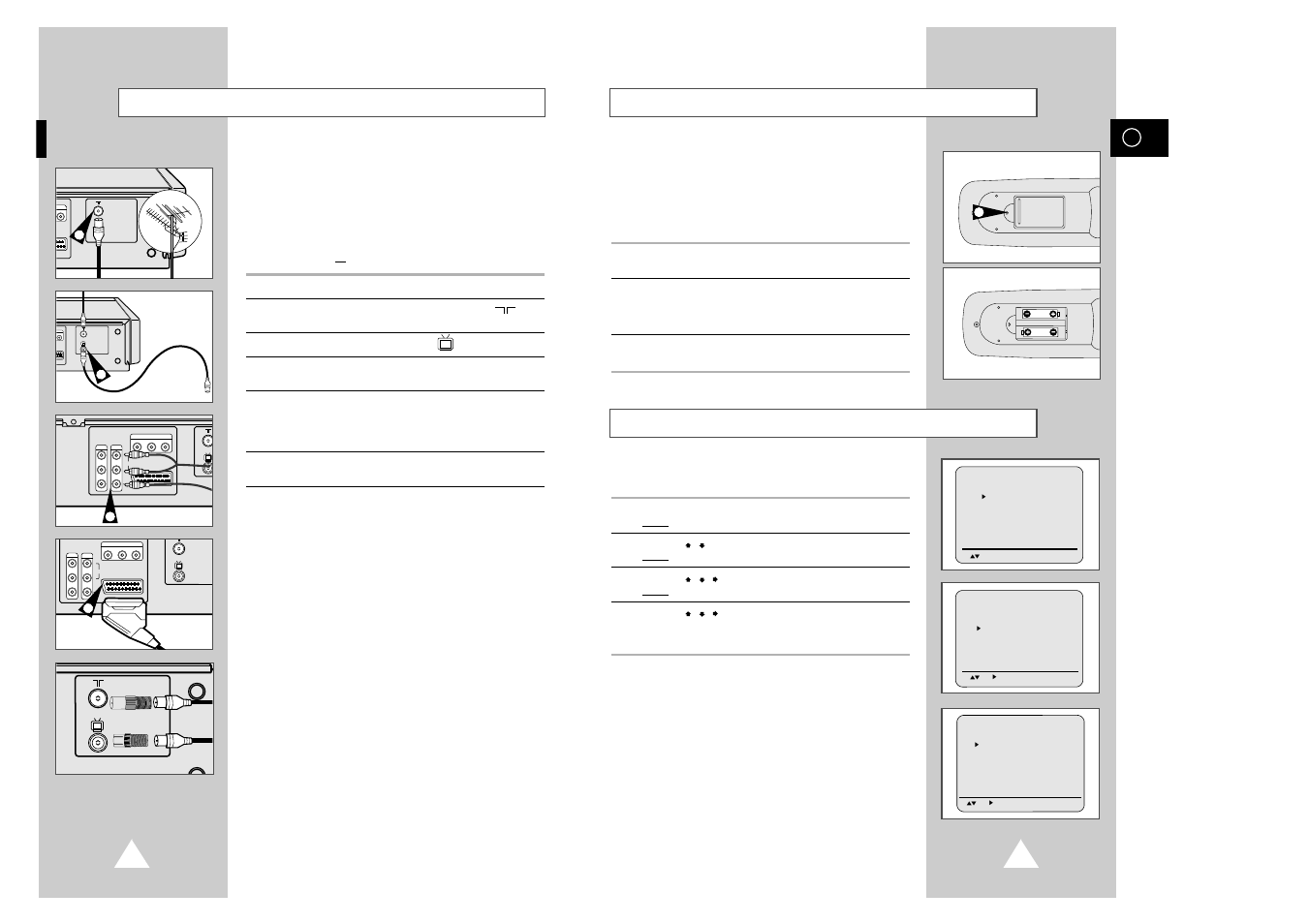Video tv video tv, R - audio - l video, Connecting your vcr to the tv | Samsung SV7000W User Manual | Page 8 / 28