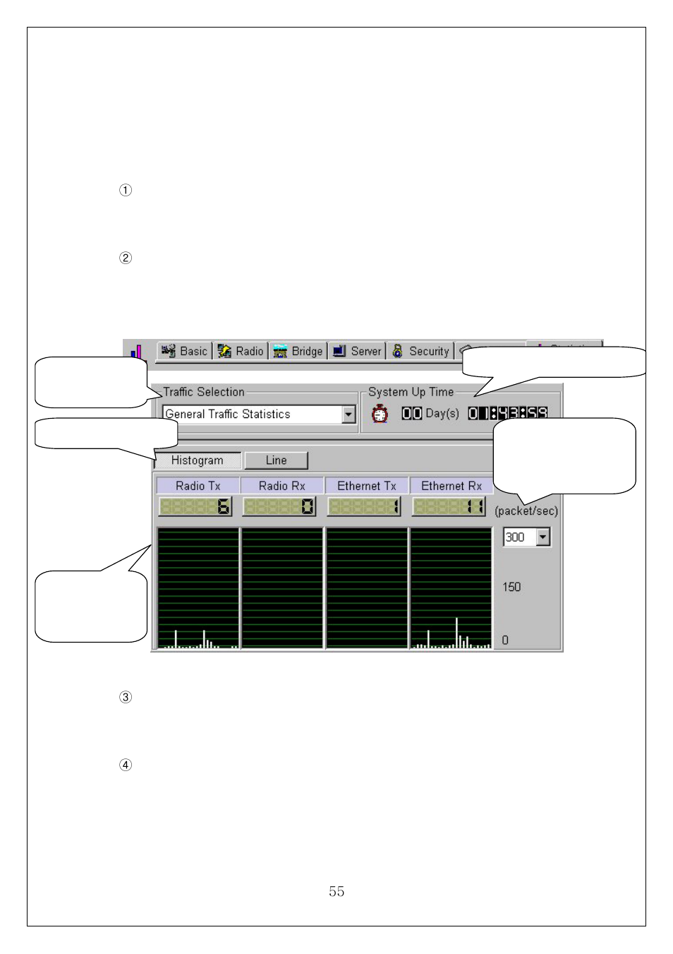Data transmission status check using ap manager | Samsung SWL-3000AP User Manual | Page 59 / 88