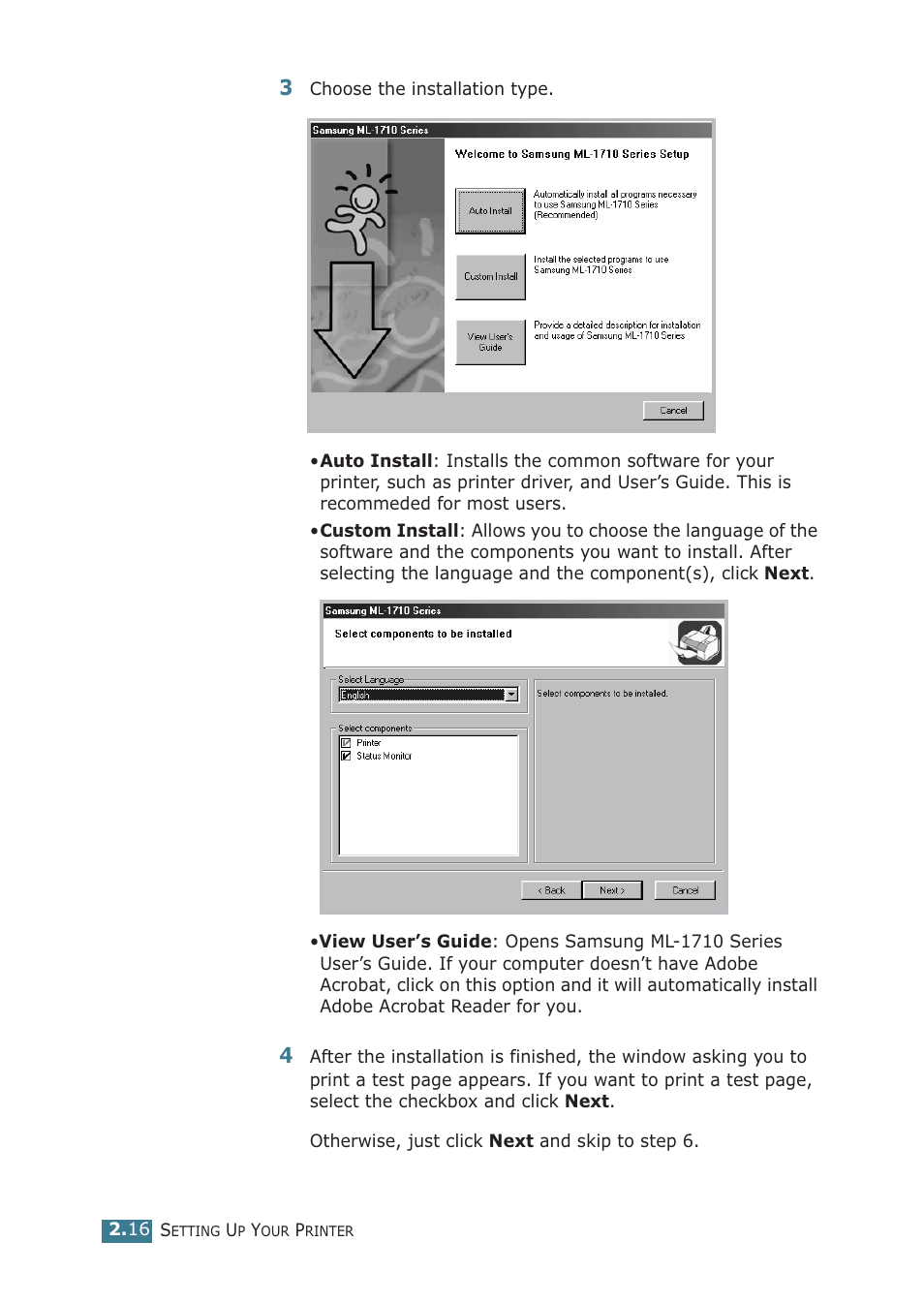 Samsung ML-1710P User Manual | Page 35 / 138