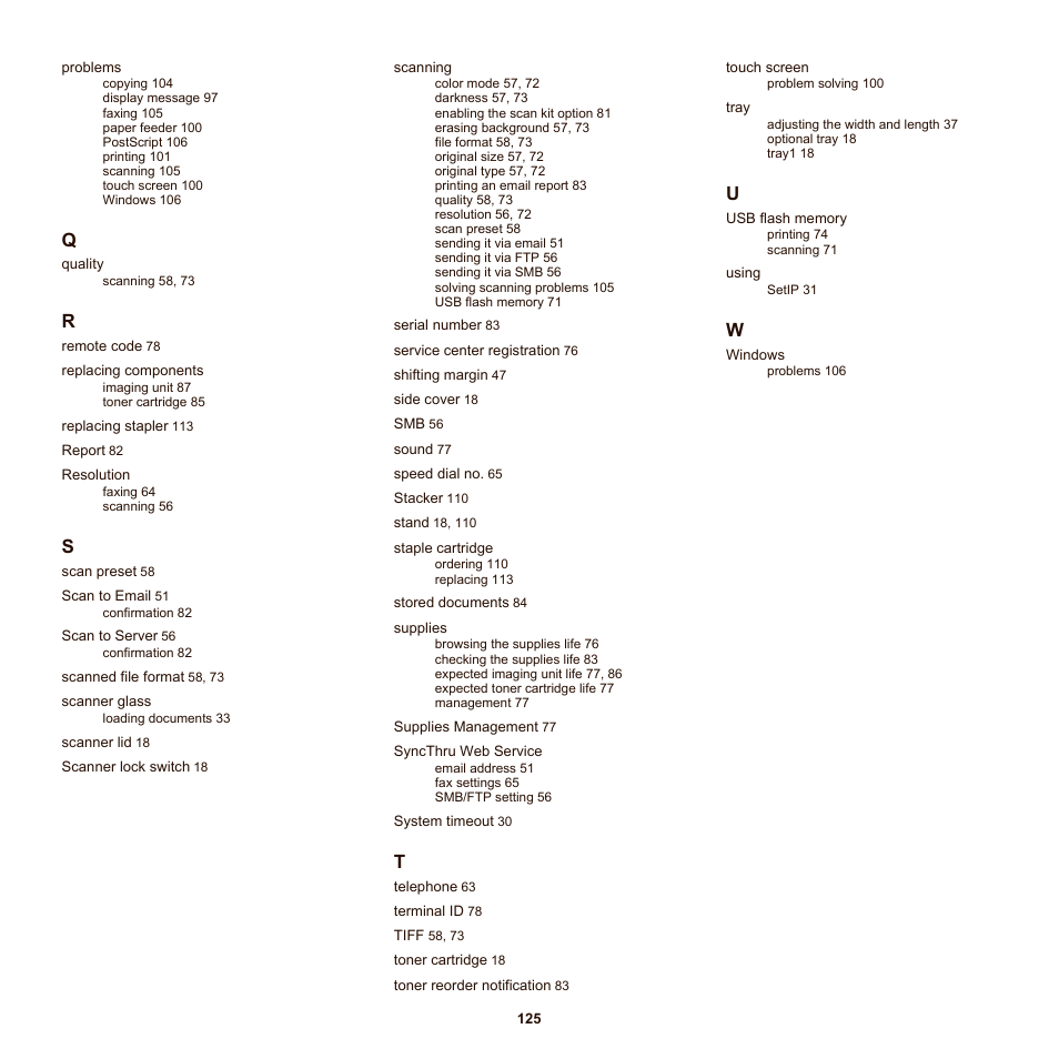 Samsung SCX-6555NX User Manual | Page 125 / 176