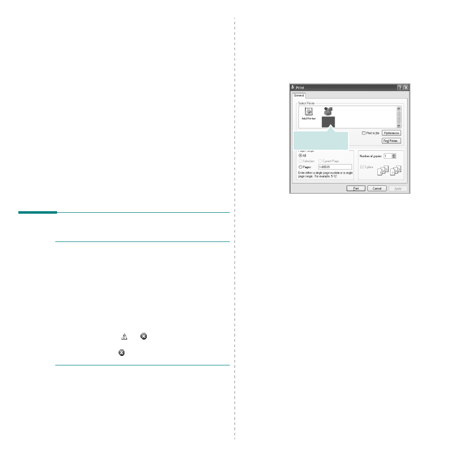 Basic printing, Printing a document | Samsung SCX-6555NX User Manual | Page 141 / 176