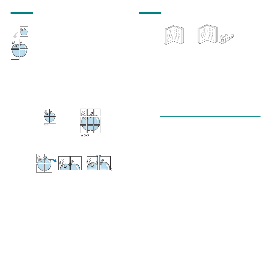 Printing posters, Printing booklets, Printing posters printing booklets | Samsung SCX-6555NX User Manual | Page 148 / 176