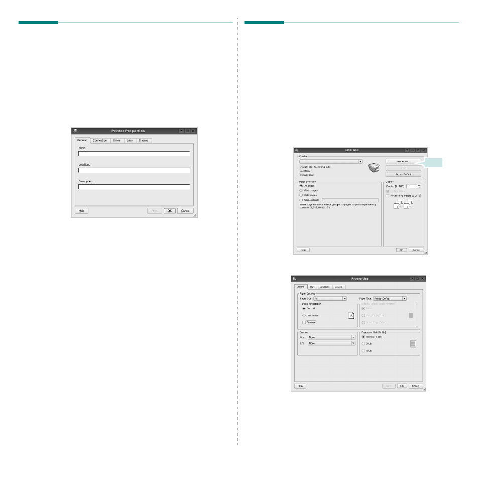 Configuring printer properties, Printing a document, Configuring printer properties printing a document | Samsung SCX-6555NX User Manual | Page 165 / 176