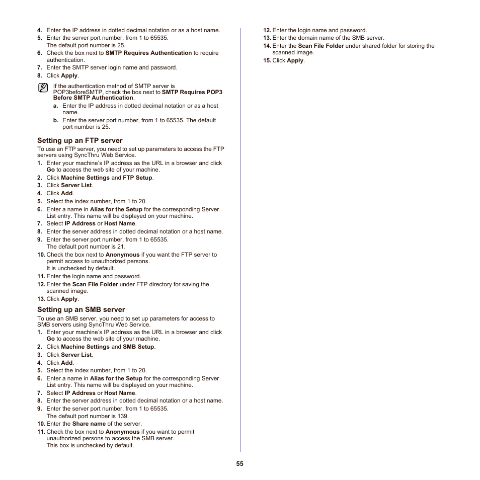 Samsung SCX-6555NX User Manual | Page 55 / 176