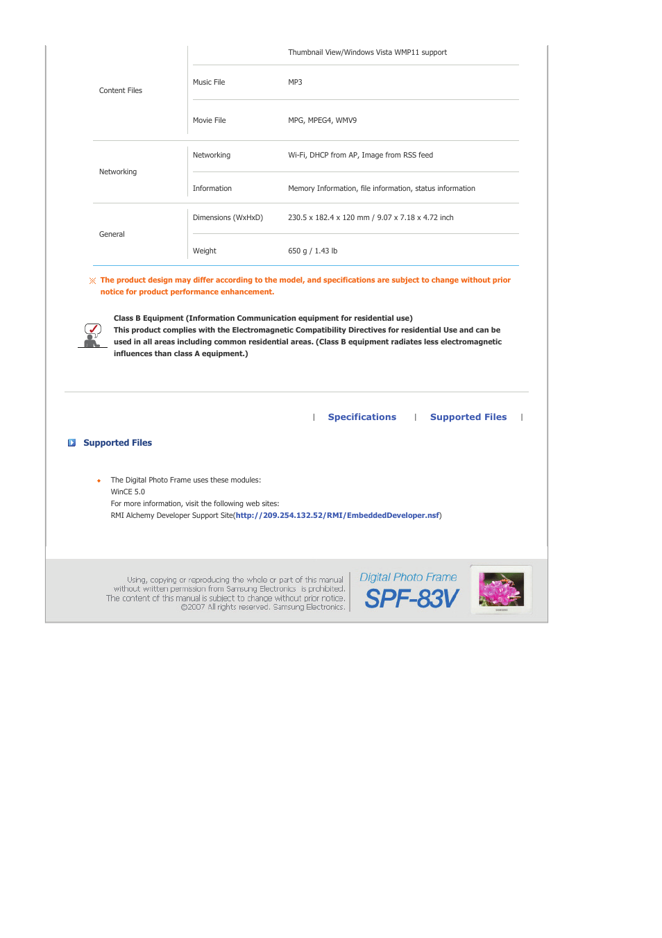 Troubleshooting | Samsung SPF-83V User Manual | Page 36 / 42