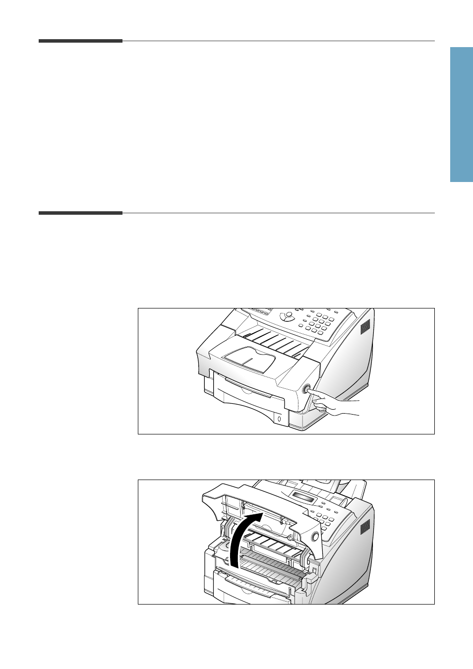 Setting up your machine, Choosing a location | Samsung MSYS SF-6800 User Manual | Page 13 / 106