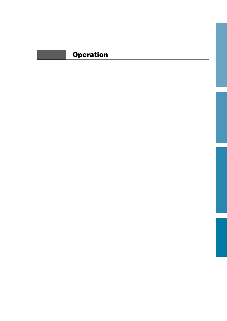 Operation | Samsung MSYS SF-6800 User Manual | Page 4 / 106