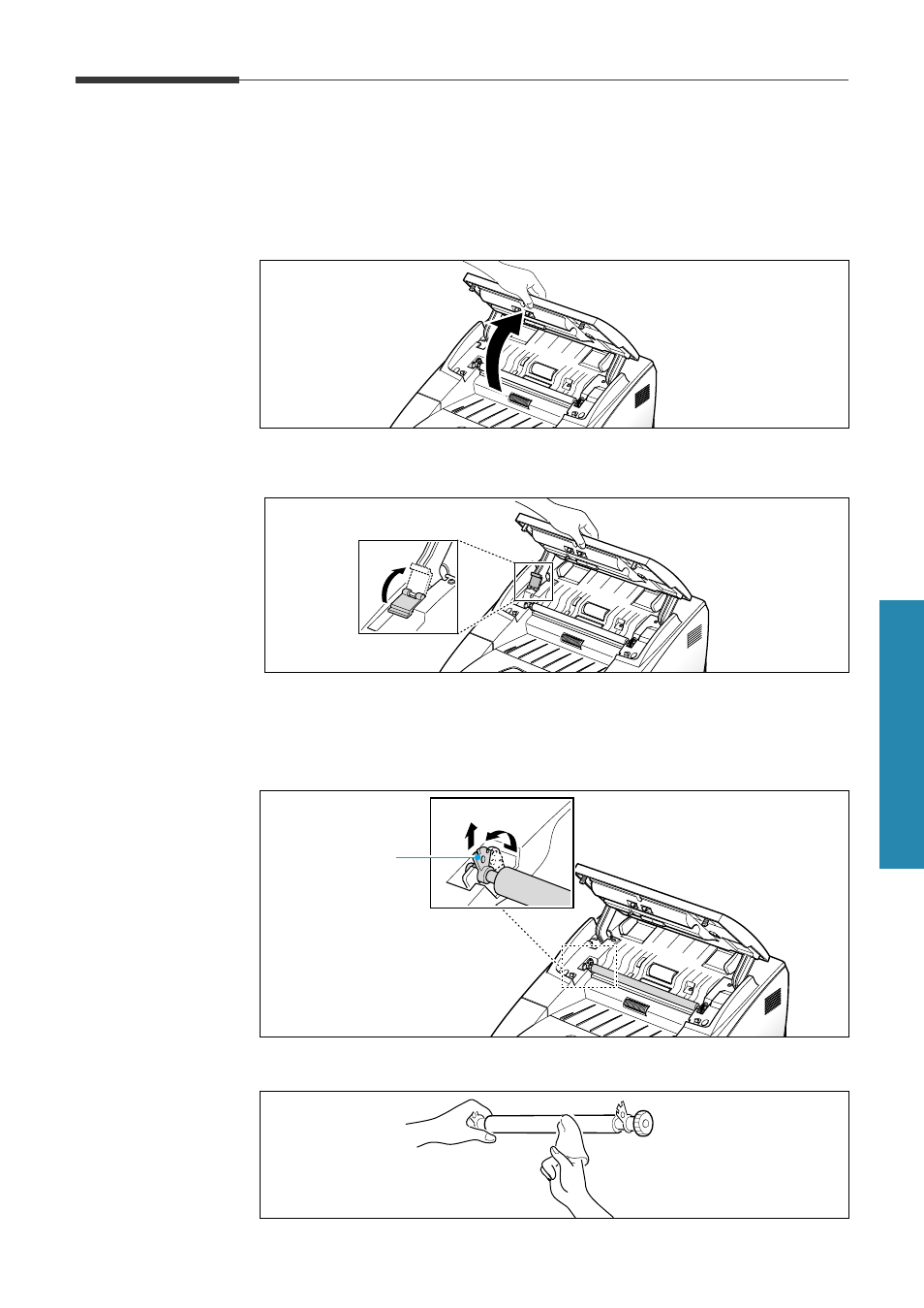 Cleaning the document scanner, Troubleshooting | Samsung MSYS SF-6800 User Manual | Page 90 / 106