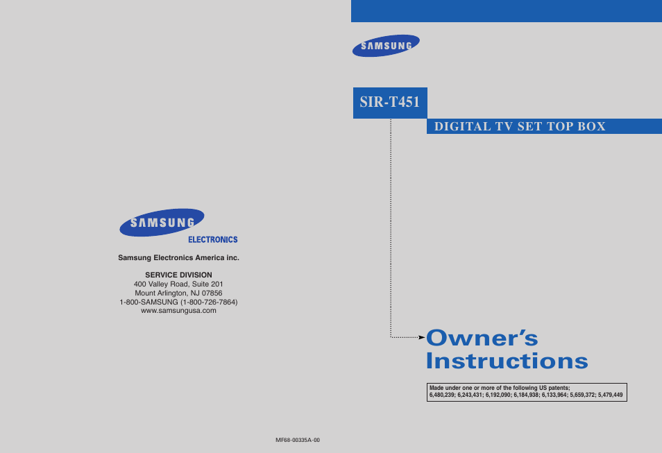 Samsung SIR-T451 User Manual | 51 pages