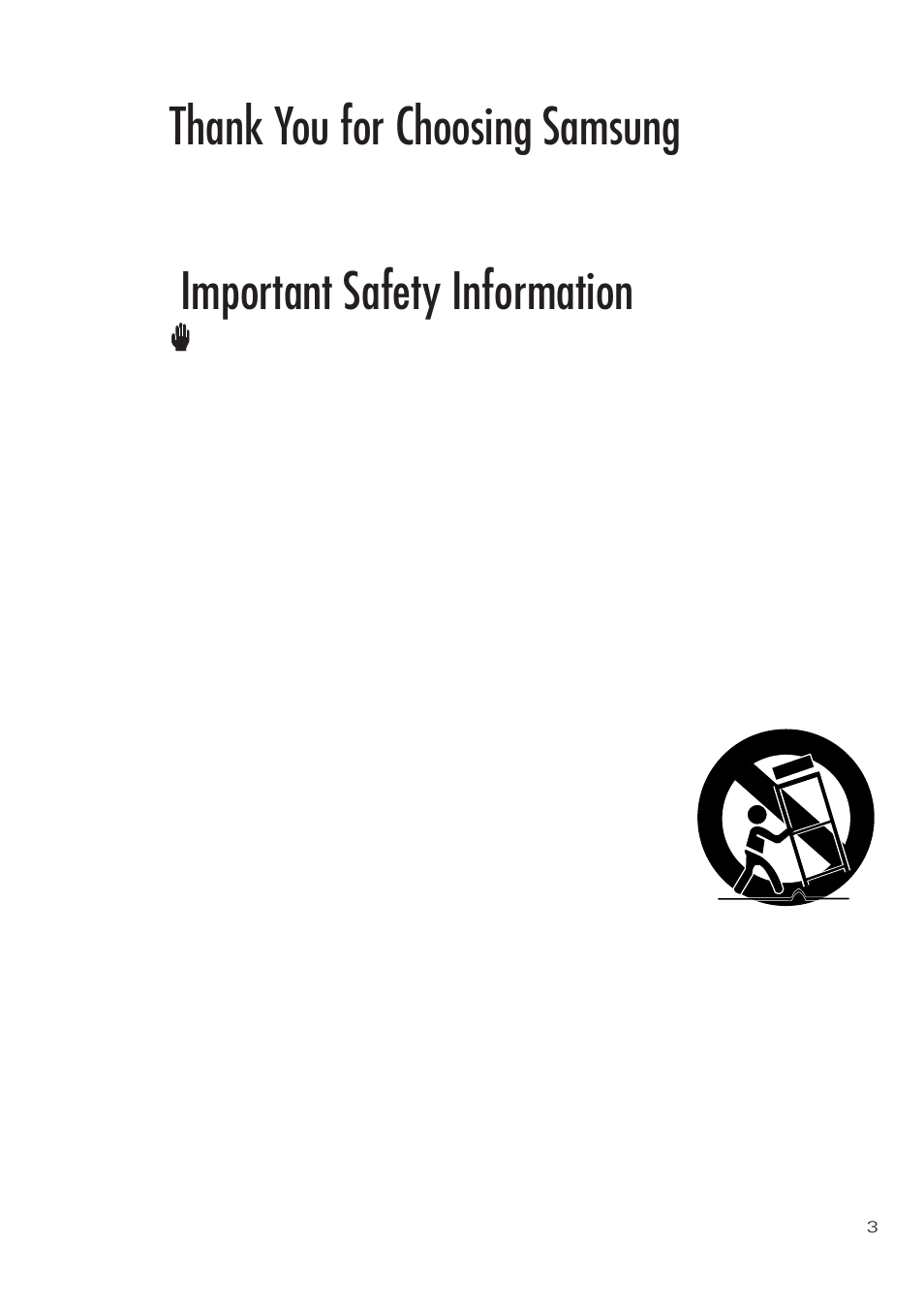 Important safety information | Samsung SIR-T451 User Manual | Page 3 / 51