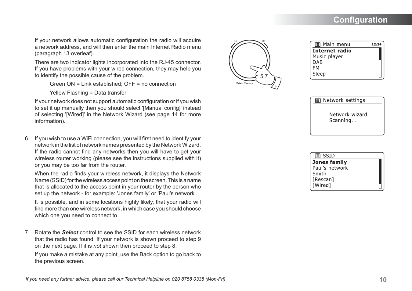 Conﬁ guration | Samsung WM-202 User Manual | Page 11 / 76