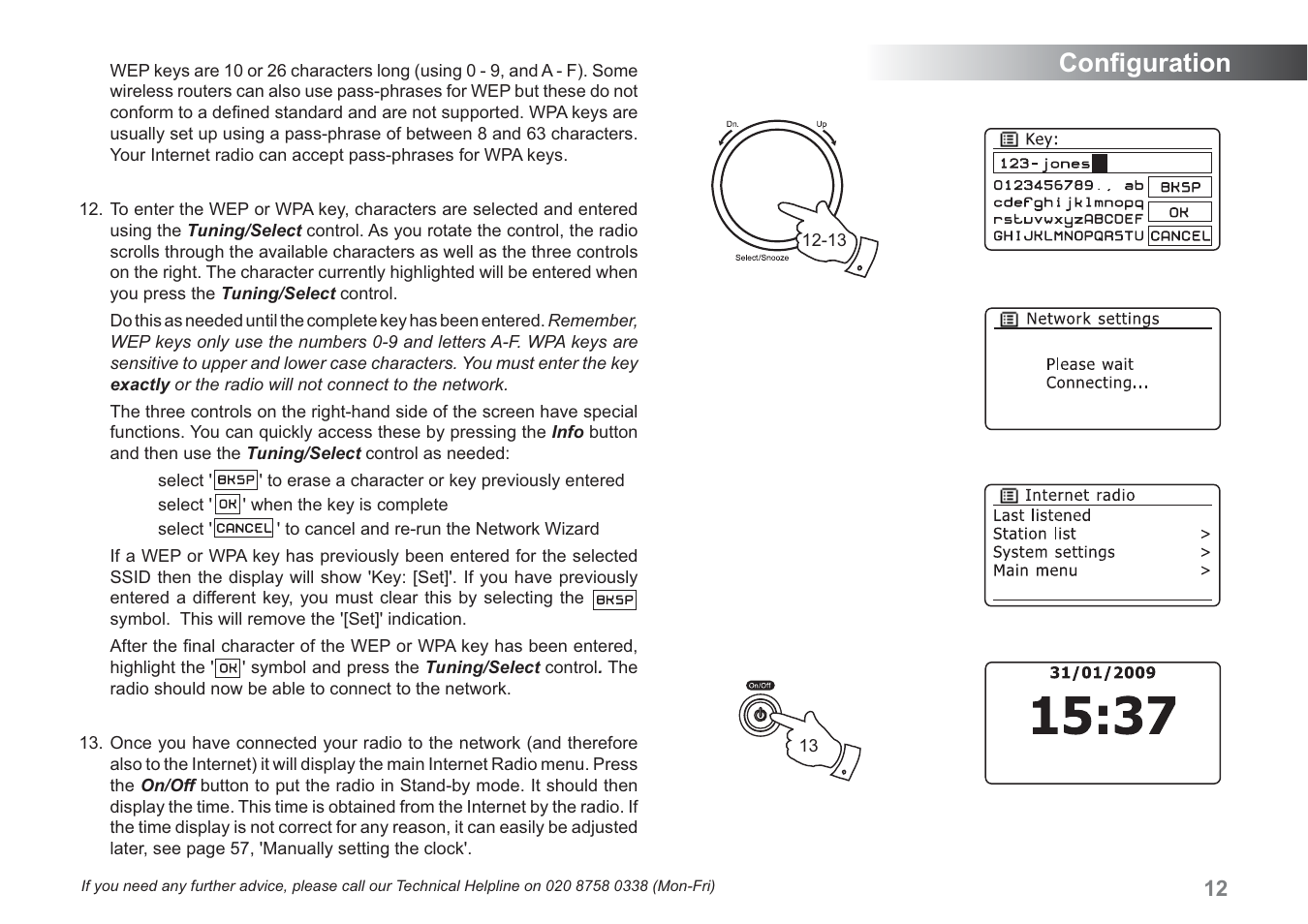 Conﬁ guration | Samsung WM-202 User Manual | Page 13 / 76