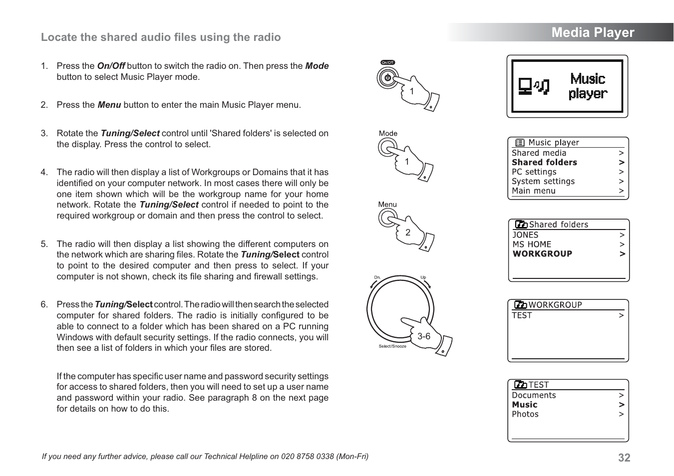 Media player | Samsung WM-202 User Manual | Page 33 / 76