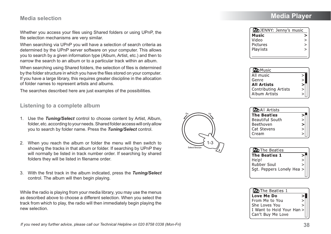 Media player | Samsung WM-202 User Manual | Page 39 / 76