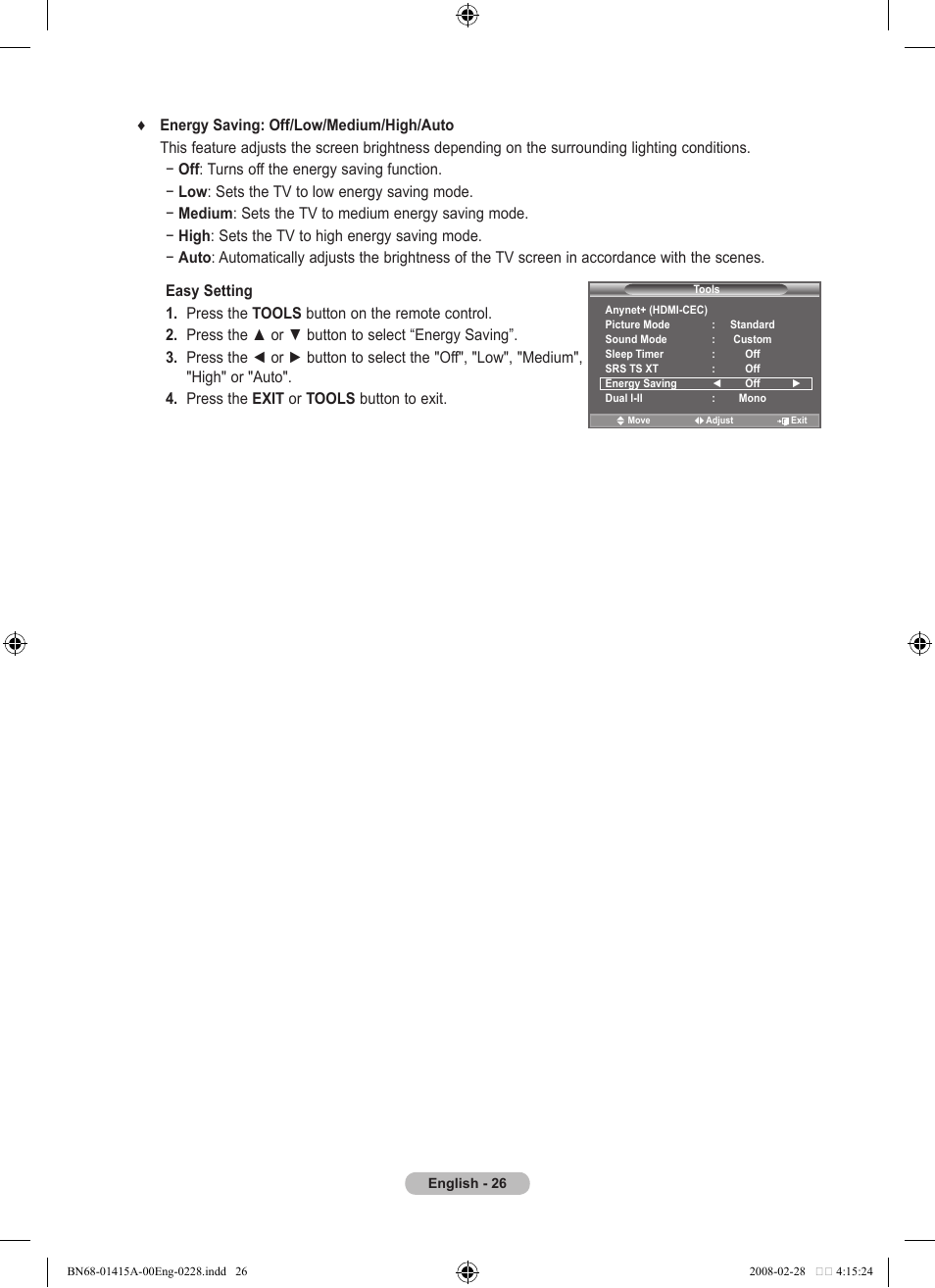 Samsung BN68-01415A-00 User Manual | Page 28 / 51