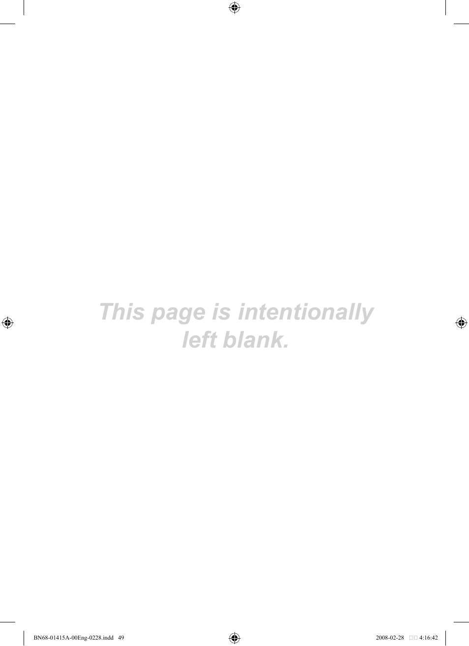 This page is intentionally left blank | Samsung BN68-01415A-00 User Manual | Page 51 / 51
