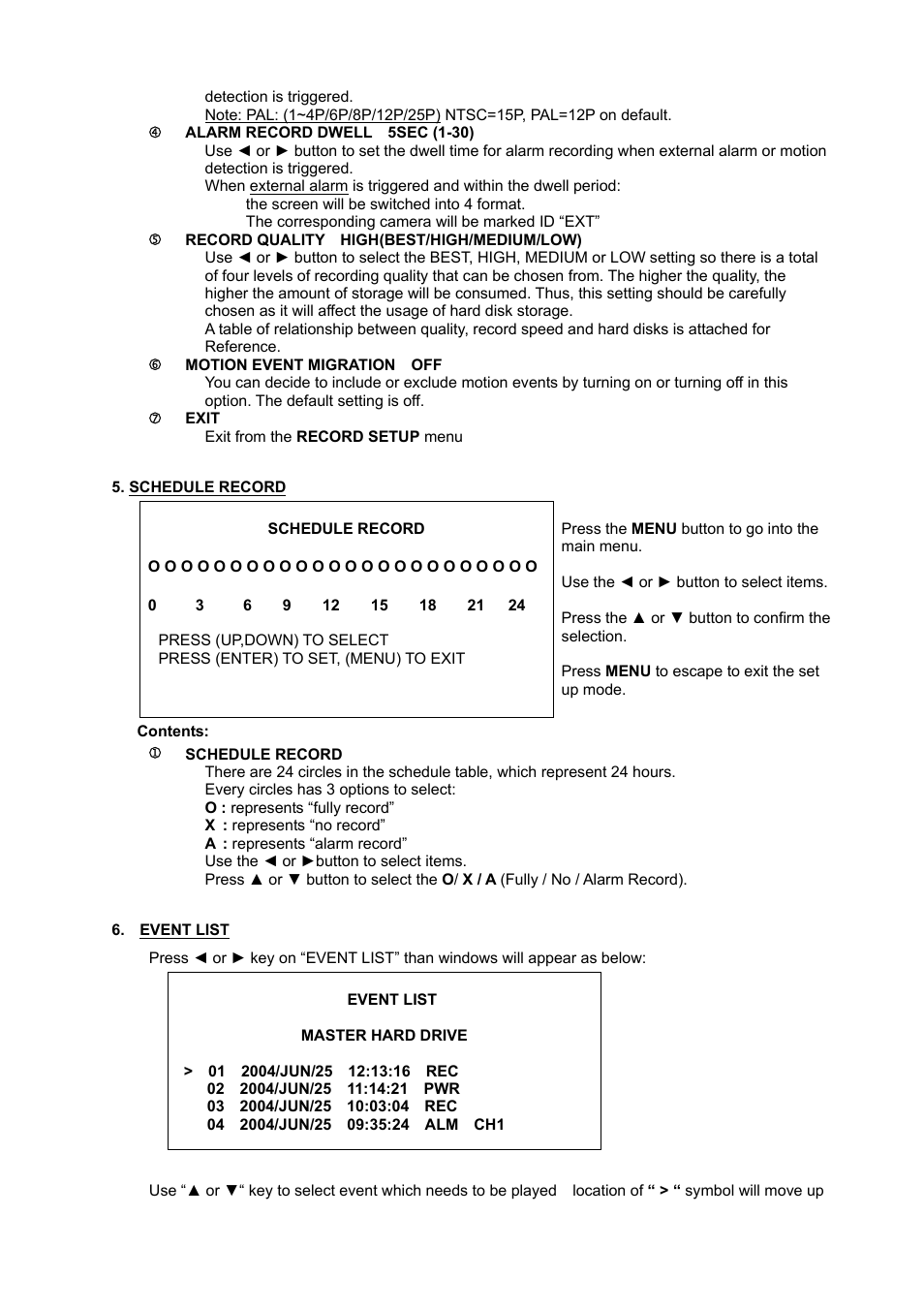 Samsung NETWORK DIGITAL VIDEO RECORDER User Manual | Page 11 / 21