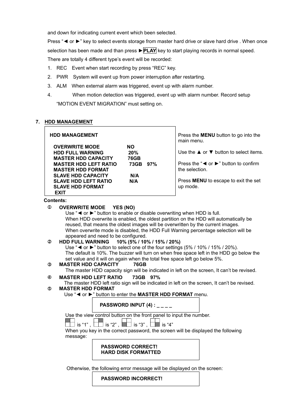 Samsung NETWORK DIGITAL VIDEO RECORDER User Manual | Page 12 / 21
