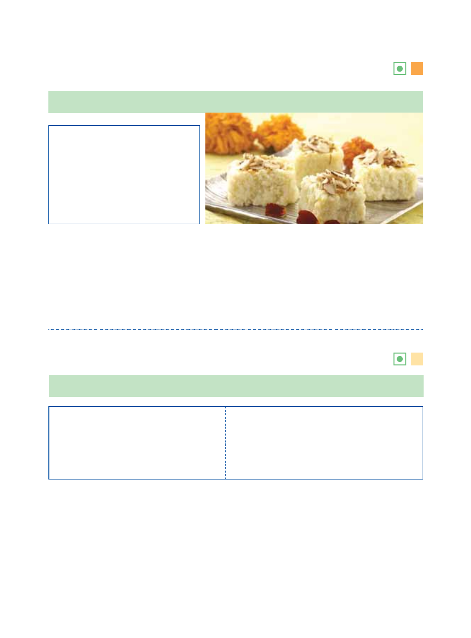 Cashew burfi, Suji sheera | Samsung Microwave Oven User Manual | Page 89 / 92