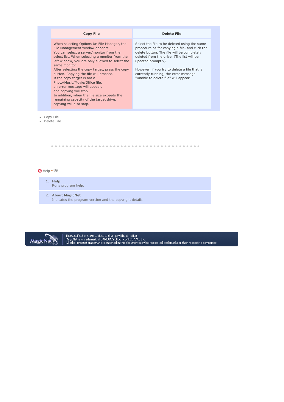 Samsung 460P User Manual | Page 126 / 154