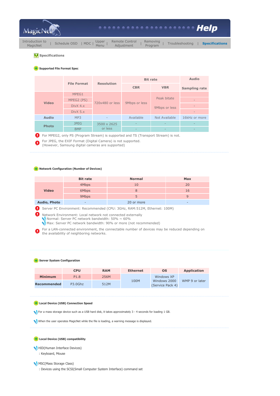 Samsung 460P User Manual | Page 134 / 154