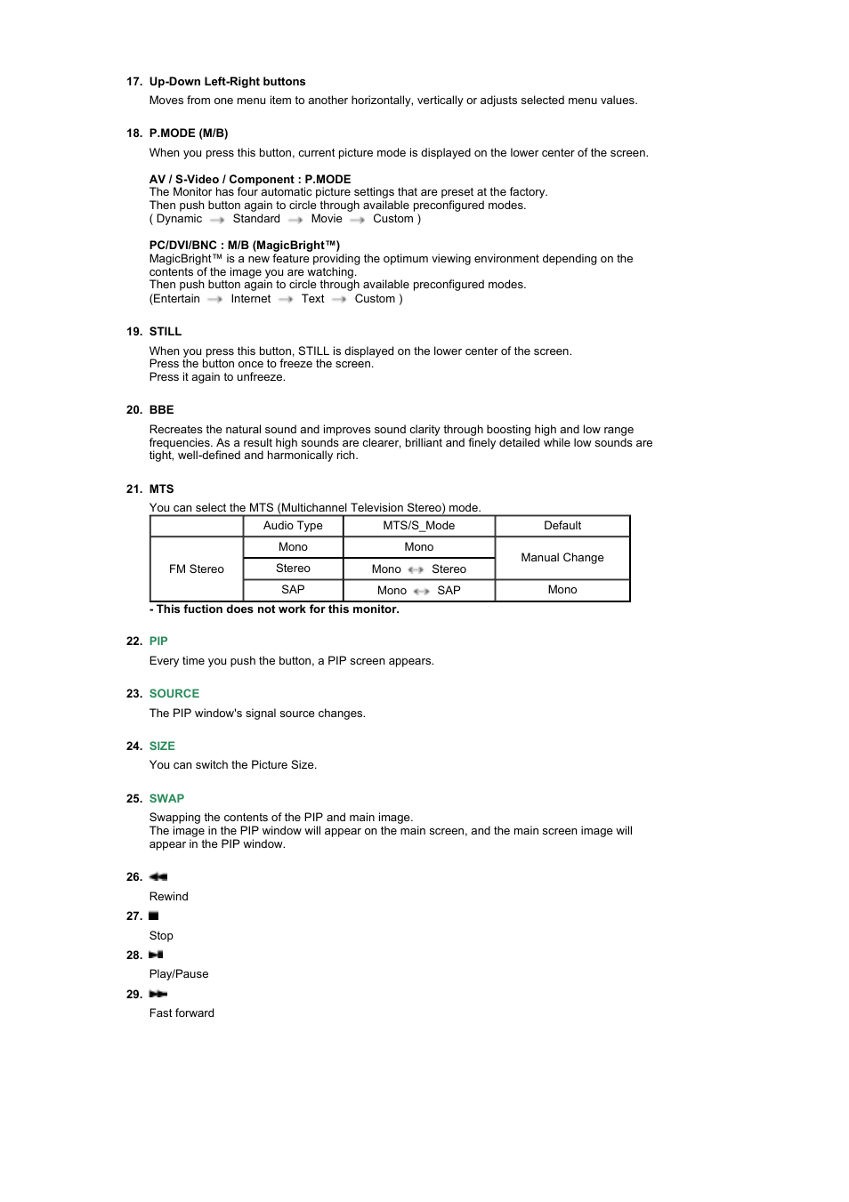 Samsung 460P User Manual | Page 31 / 154