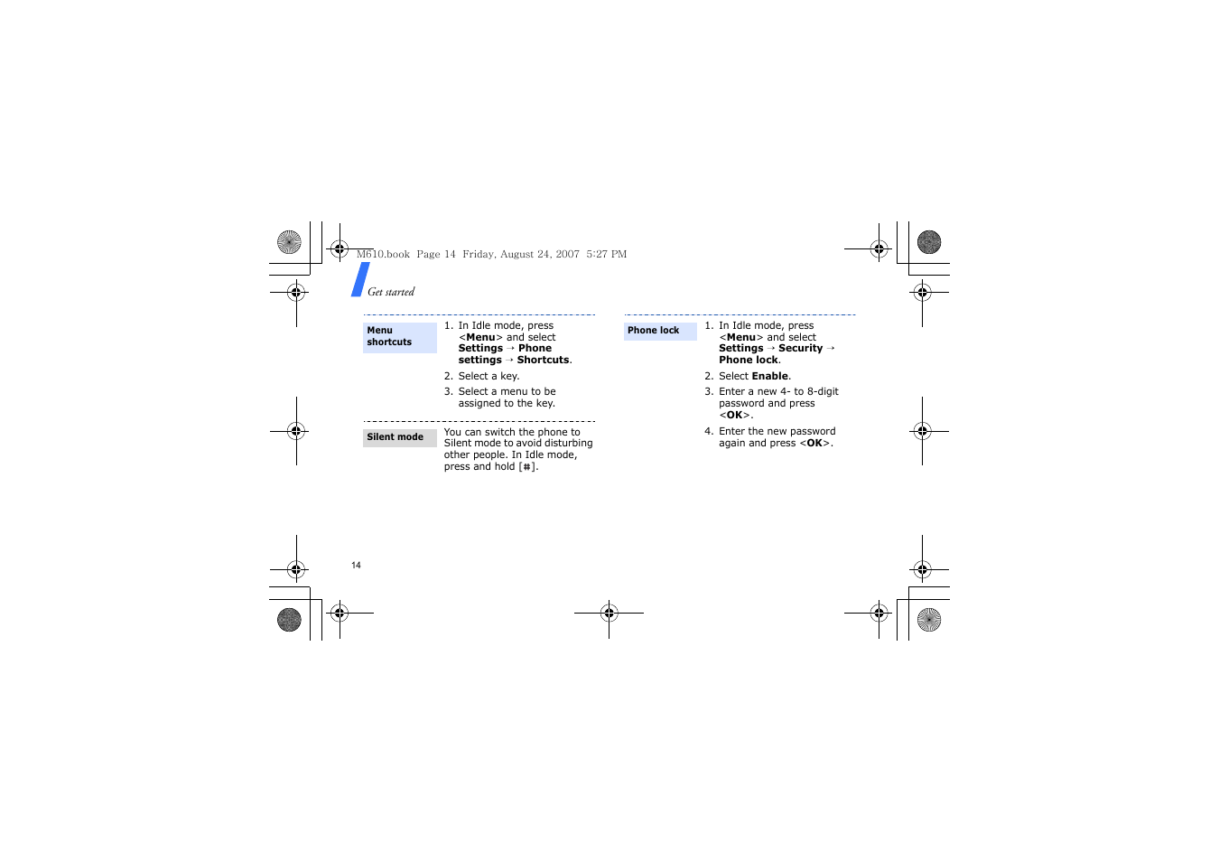 Samsung SGH-M610 User Manual | Page 16 / 49