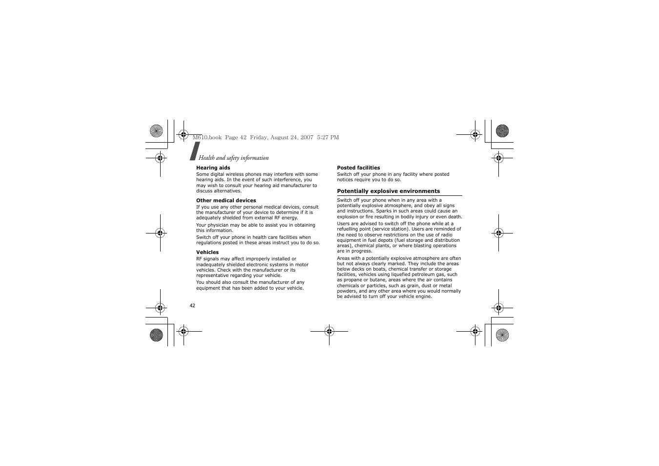 Samsung SGH-M610 User Manual | Page 44 / 49