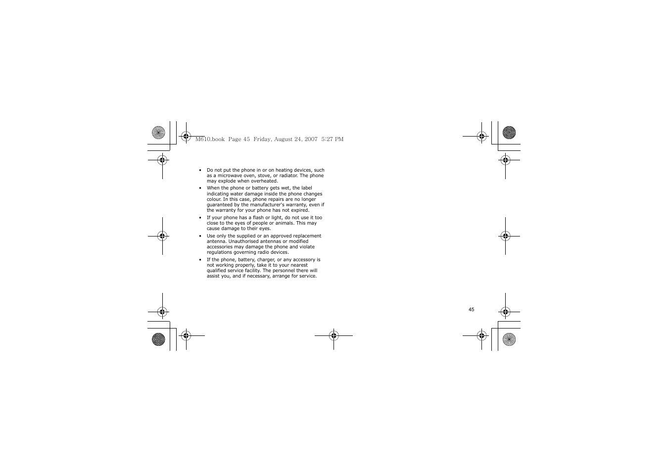 Samsung SGH-M610 User Manual | Page 47 / 49