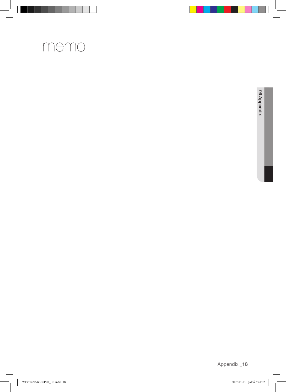 Samsung W/V/S/C/R WF7602NA User Manual | Page 19 / 20