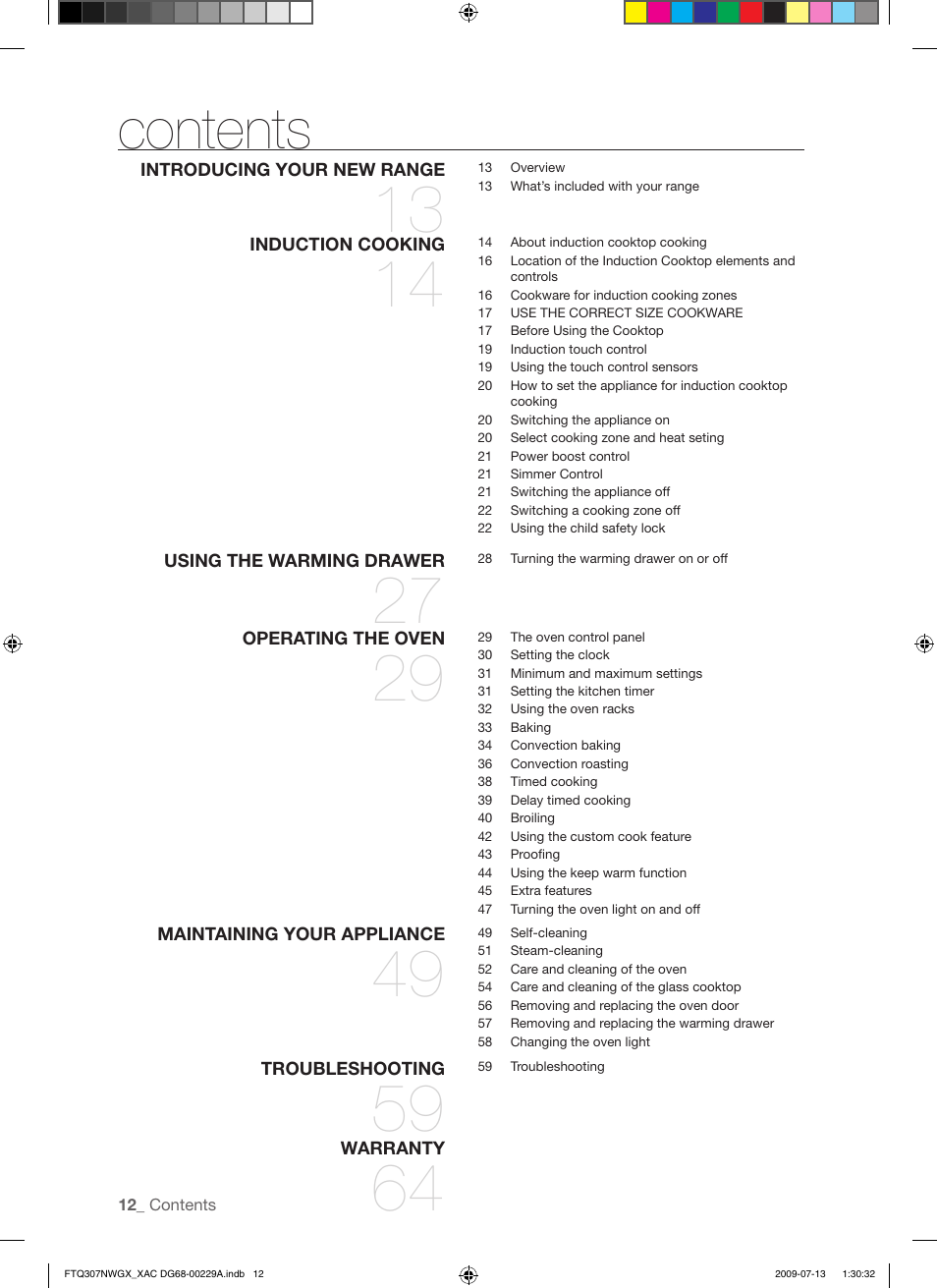 Samsung FTQ307NWGX User Manual | Page 12 / 66