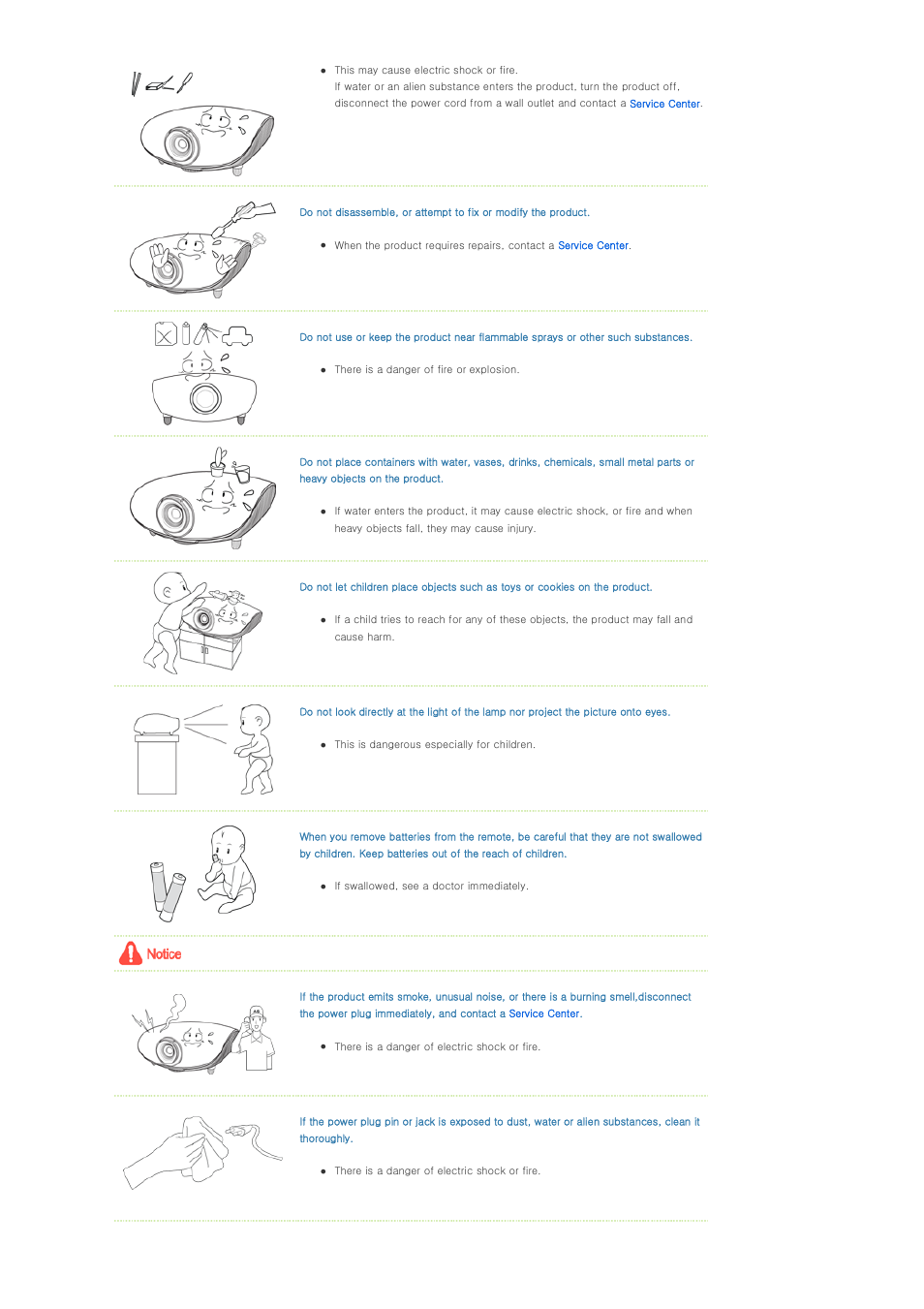 Samsung SP-A400B User Manual | Page 5 / 40