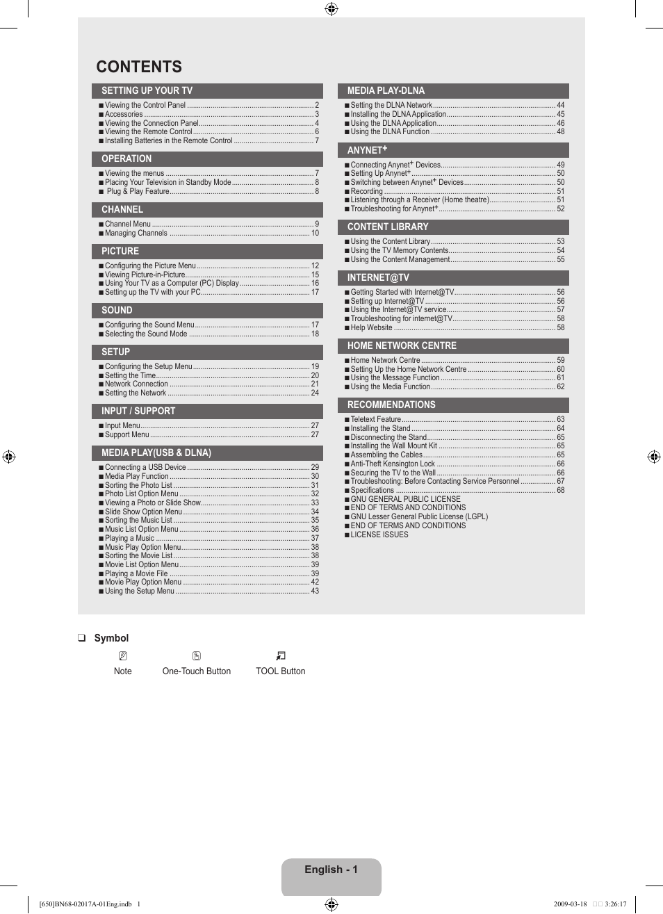 Samsung BN68-02017A-01 User Manual | Page 3 / 83