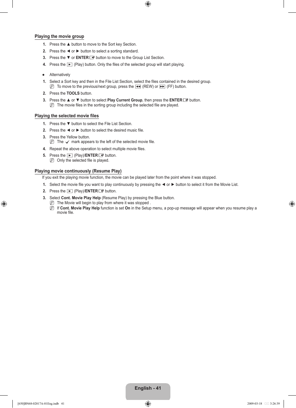 Samsung BN68-02017A-01 User Manual | Page 43 / 83
