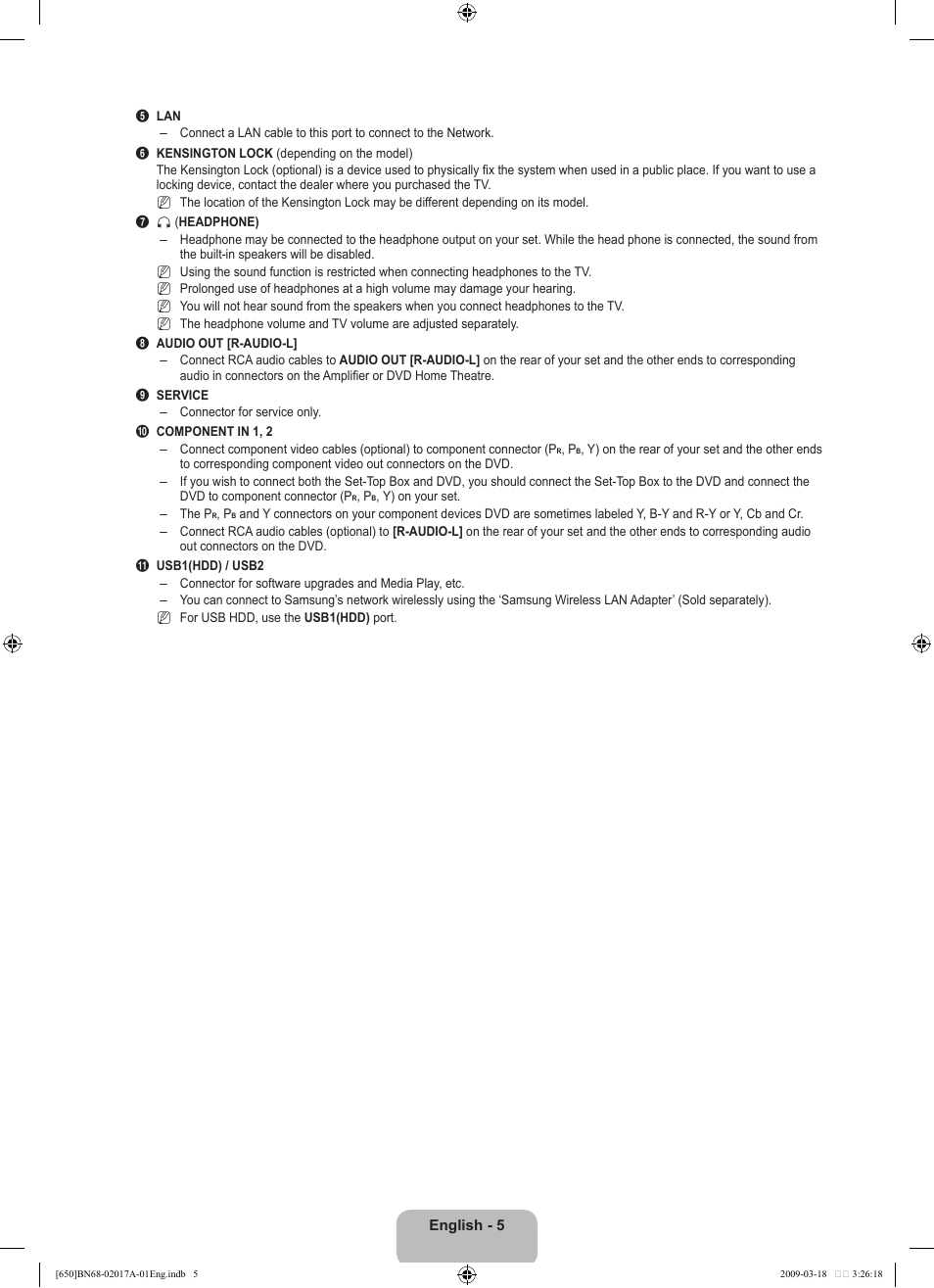 Samsung BN68-02017A-01 User Manual | Page 7 / 83