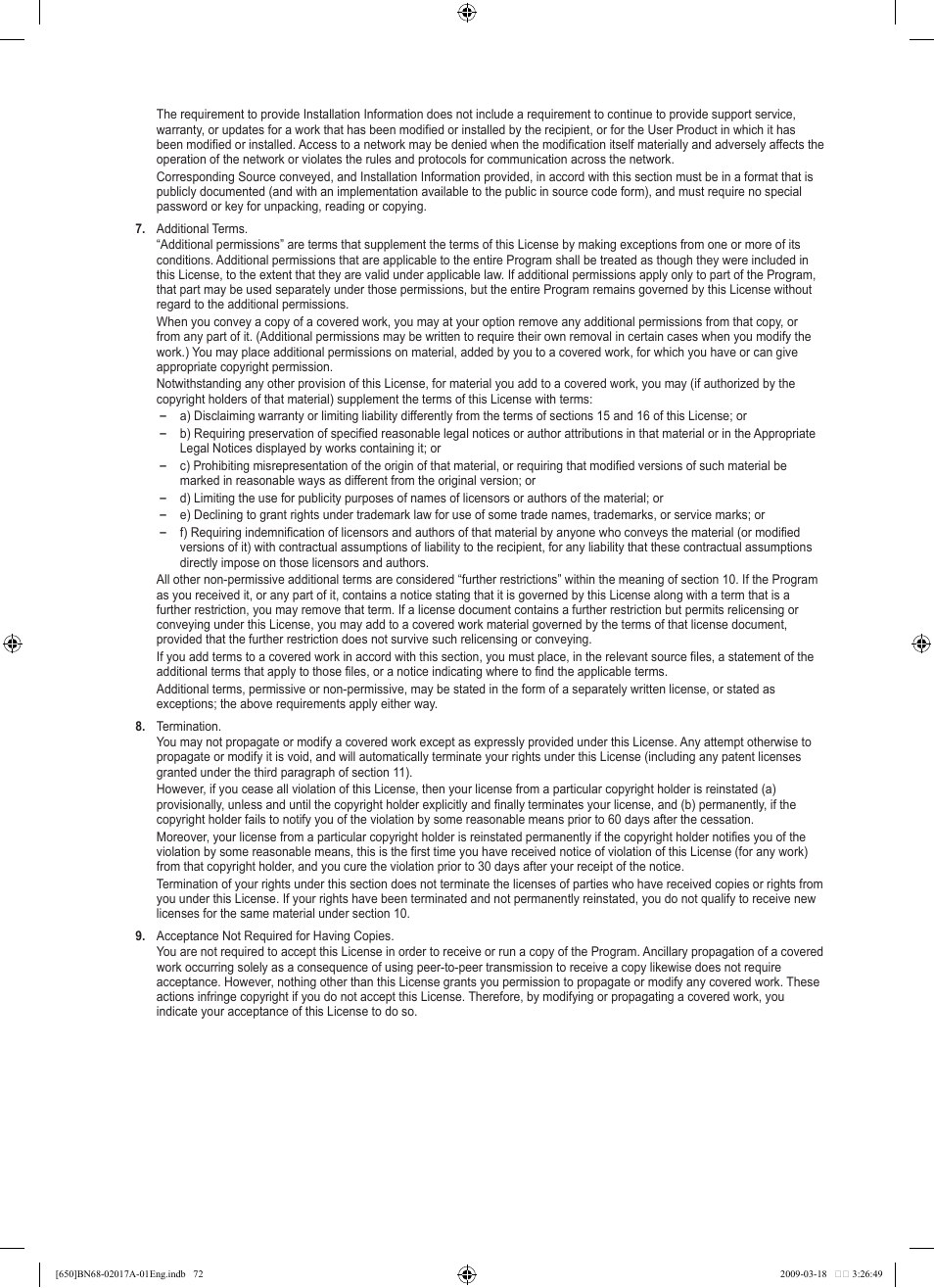 Samsung BN68-02017A-01 User Manual | Page 74 / 83
