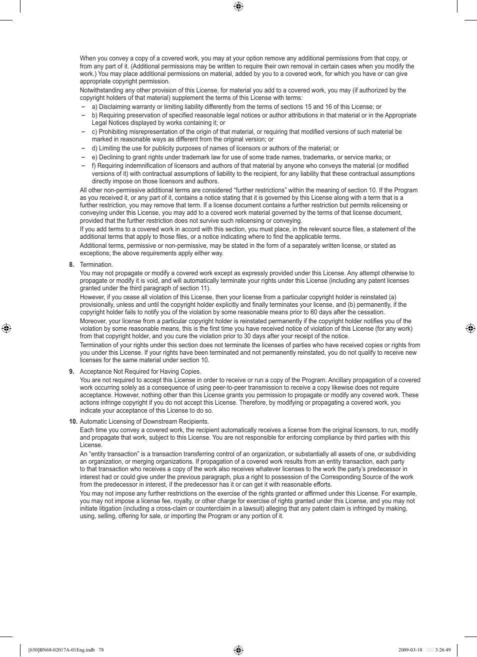 Samsung BN68-02017A-01 User Manual | Page 80 / 83