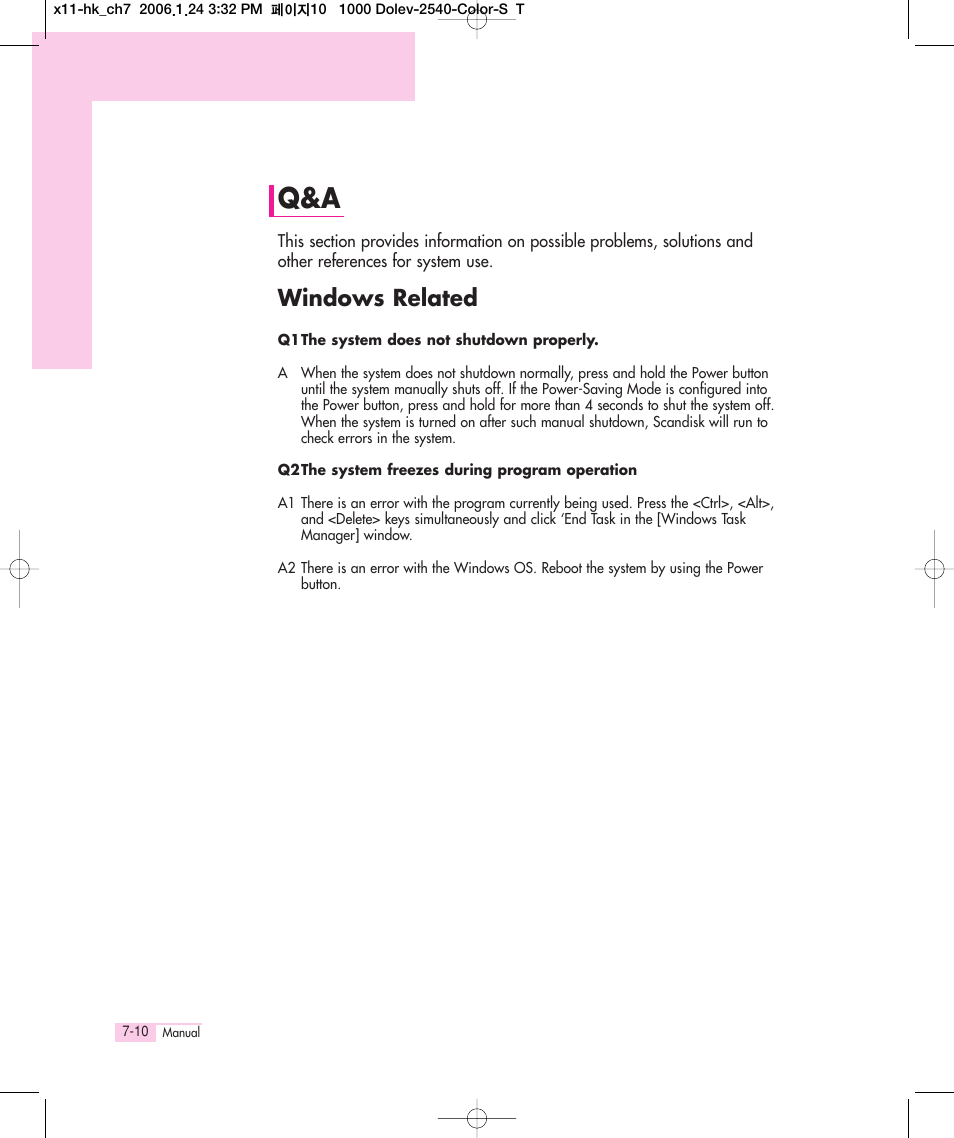 Windows related | Samsung Q35 User Manual | Page 130 / 157