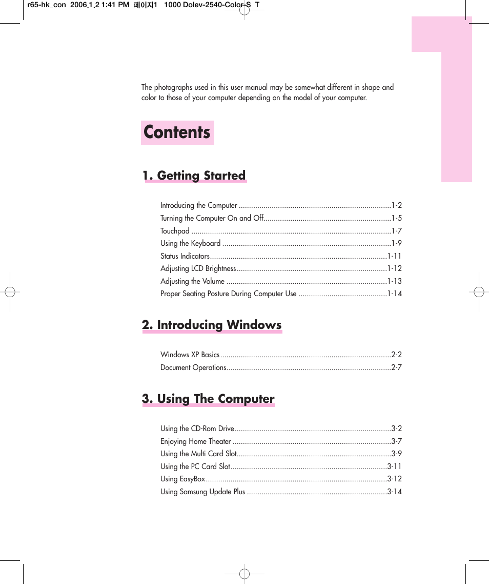 Samsung Q35 User Manual | Page 2 / 157