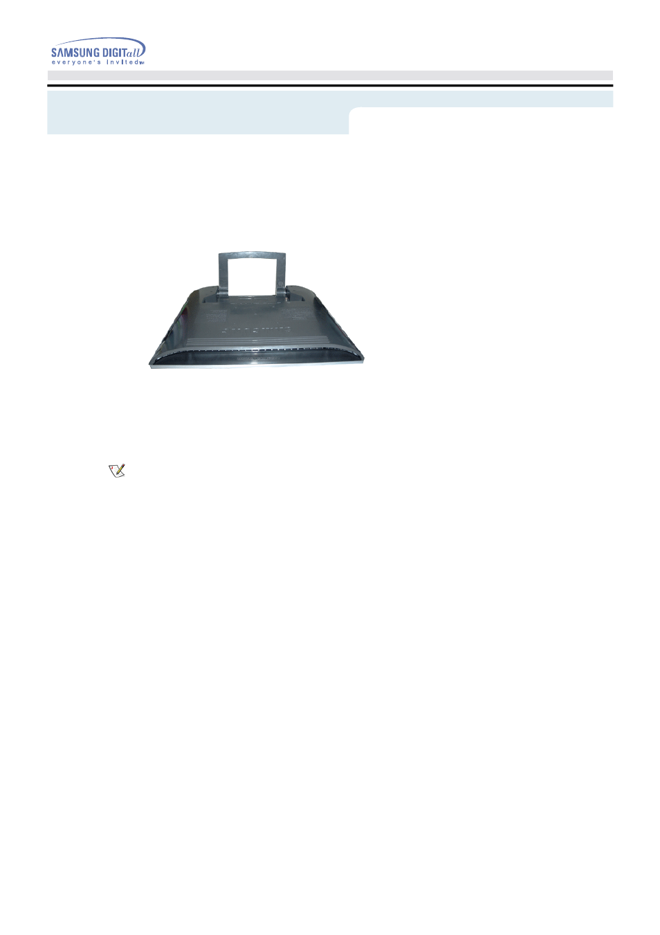 Setup - installing a vesa base | Samsung 192MP User Manual | Page 26 / 63