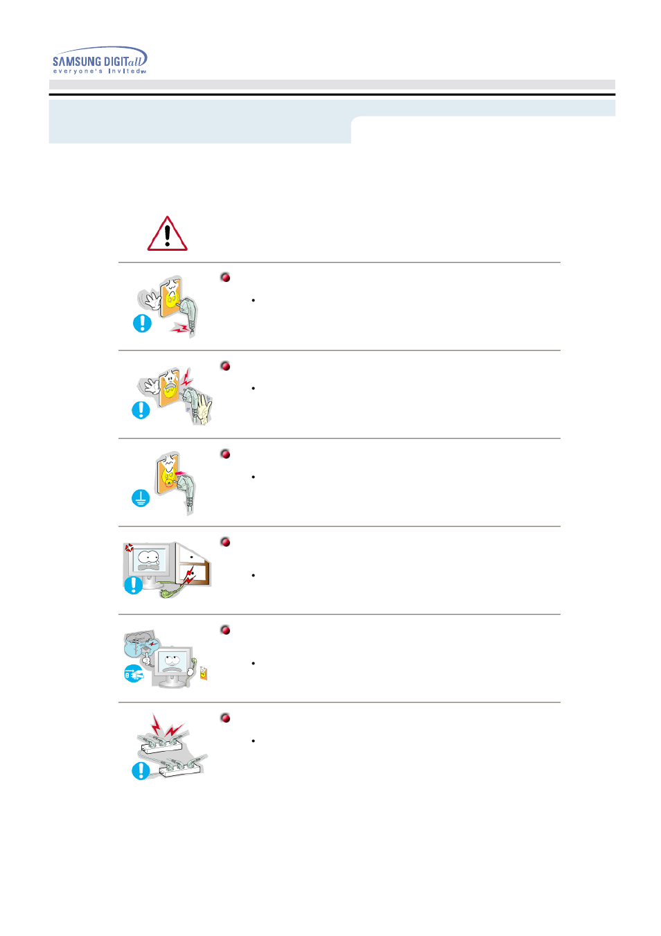 Power, Safety instructions - power | Samsung 192MP User Manual | Page 4 / 63