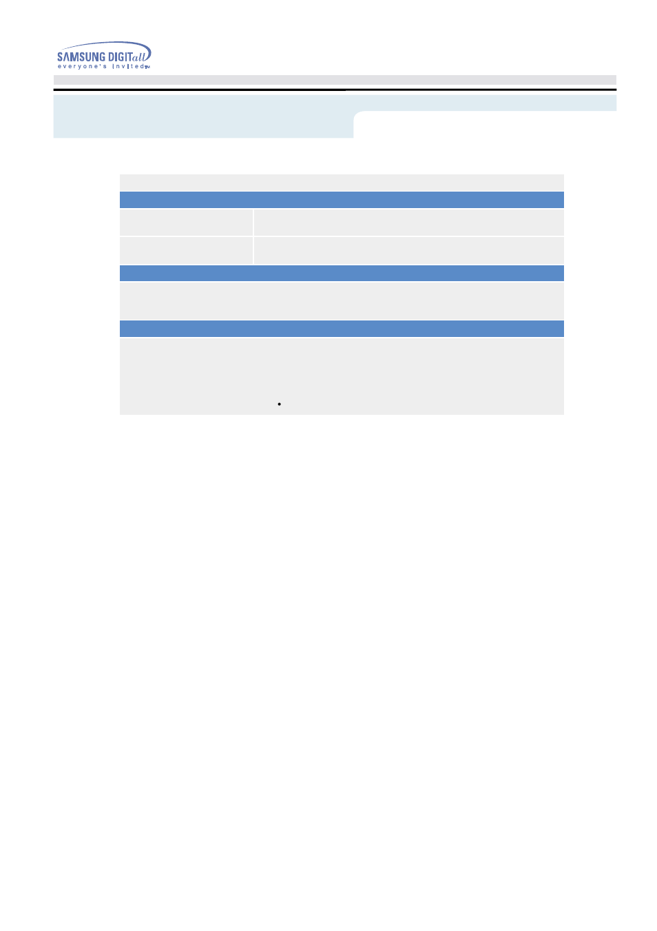Specifications - general | Samsung 192MP User Manual | Page 48 / 63