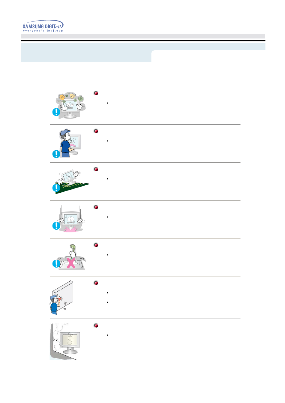 Installation, Safety instructions - installation | Samsung 192MP User Manual | Page 5 / 63