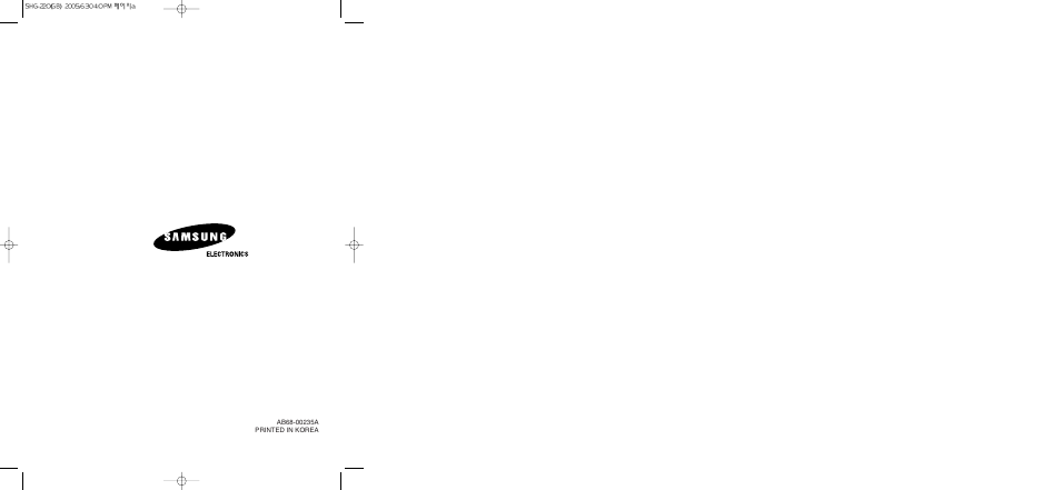 Samsung SHG-220 User Manual | Page 10 / 10