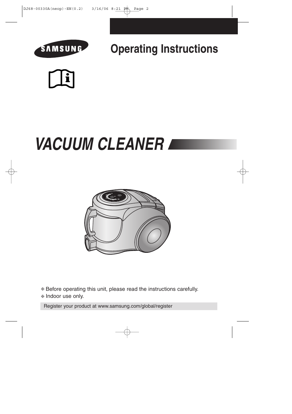 Samsung SC8551 User Manual | 12 pages