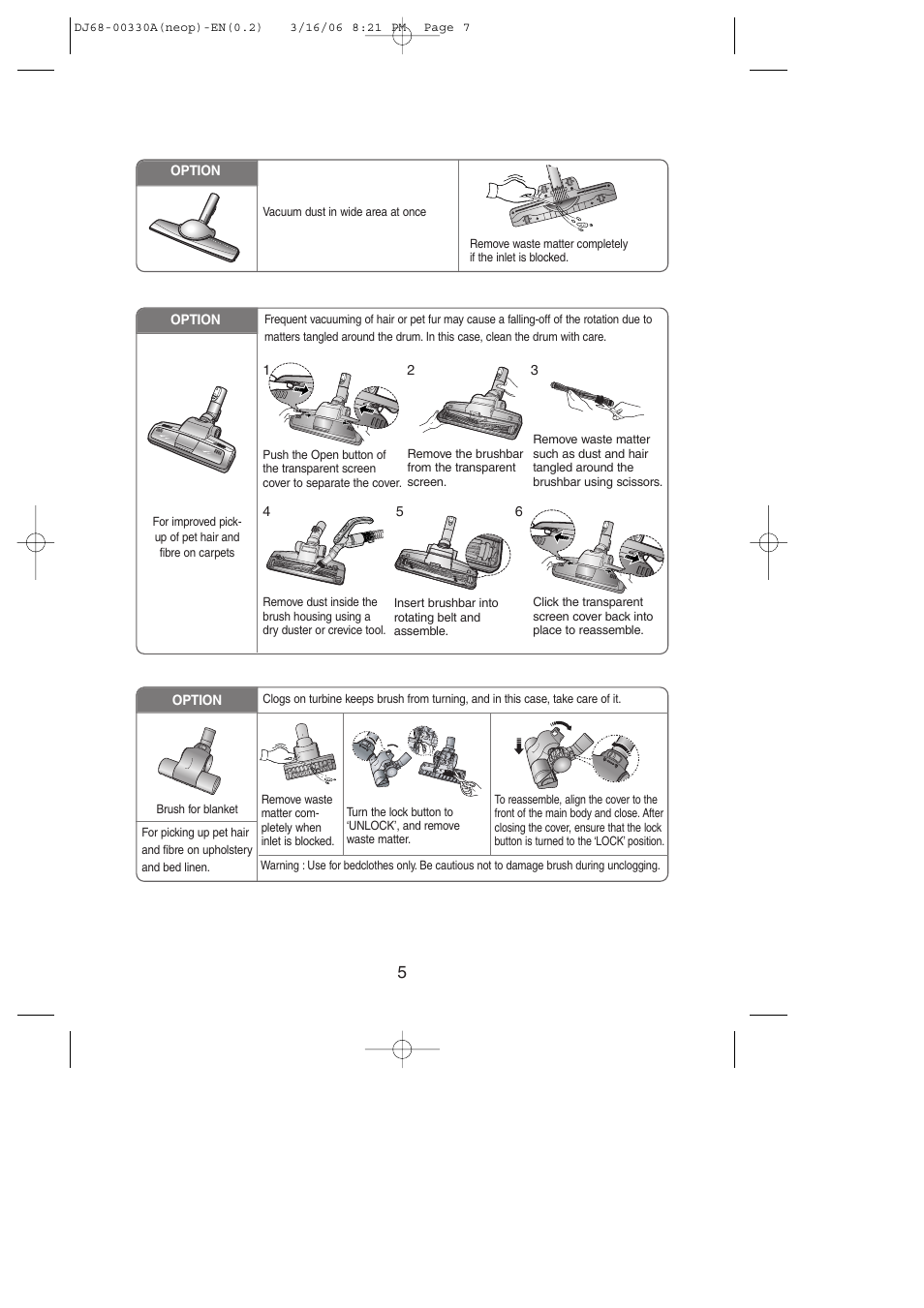 Samsung SC8551 User Manual | Page 6 / 12